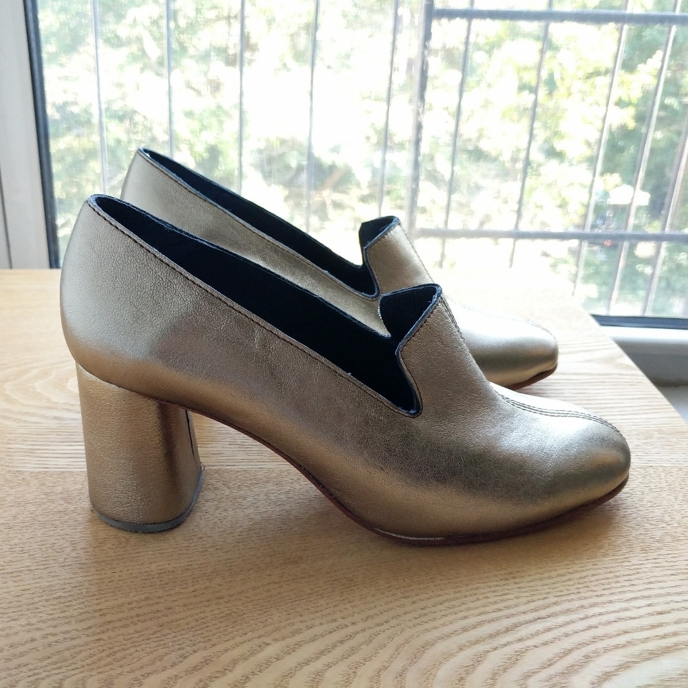 Rachel Comey Pewter Gold May Pump
